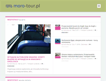 Tablet Screenshot of moro-tour.pl